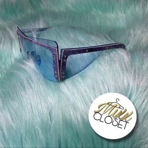 Blue Jean print sunglasses
